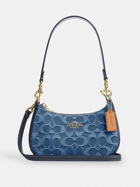 Coach Outlet Teri Mini Crossbody Bag In Signature Denim